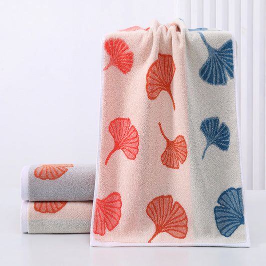 Ginkgo Leaf Print Badetuch