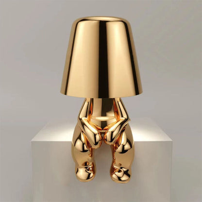 Moderne Schlafzimmer Kabellose Goldene Tischlampe