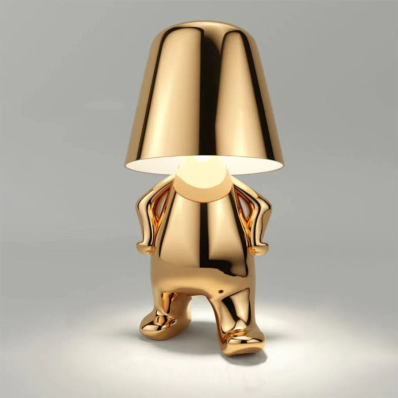 Moderne Schlafzimmer Kabellose Goldene Tischlampe