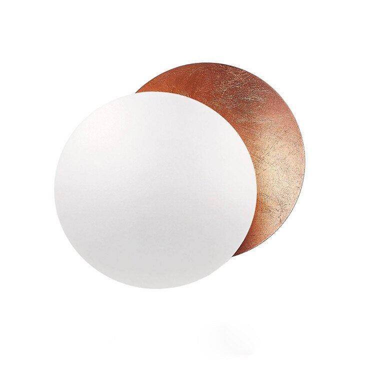 Wandleuchte mit Goldoptik & LED