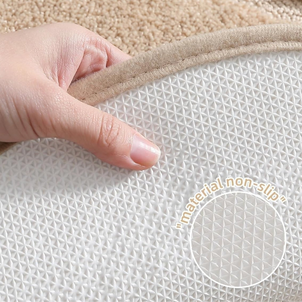 Weiche Badematte Oval