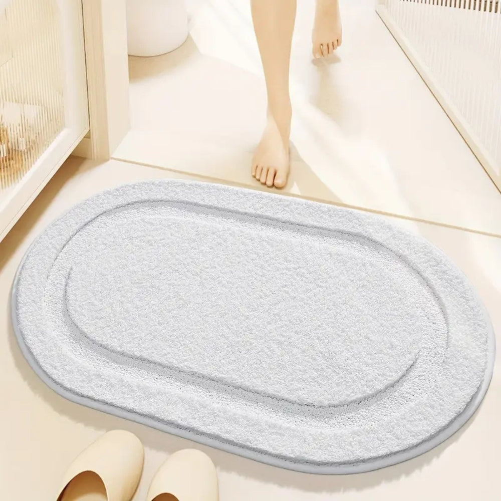 Weiche Badematte Oval