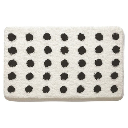 Polka Tupfen Badematte