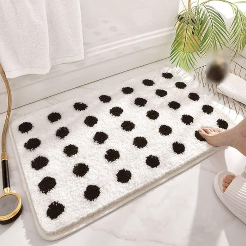 Polka Tupfen Badematte