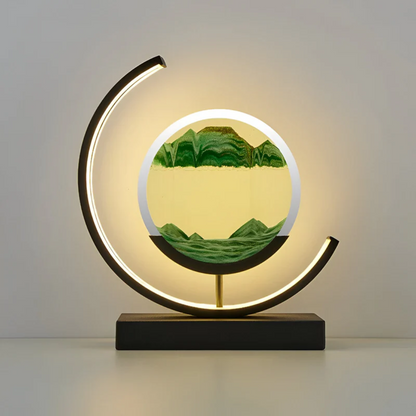 Tischlampe Sand-Kunst mit LED