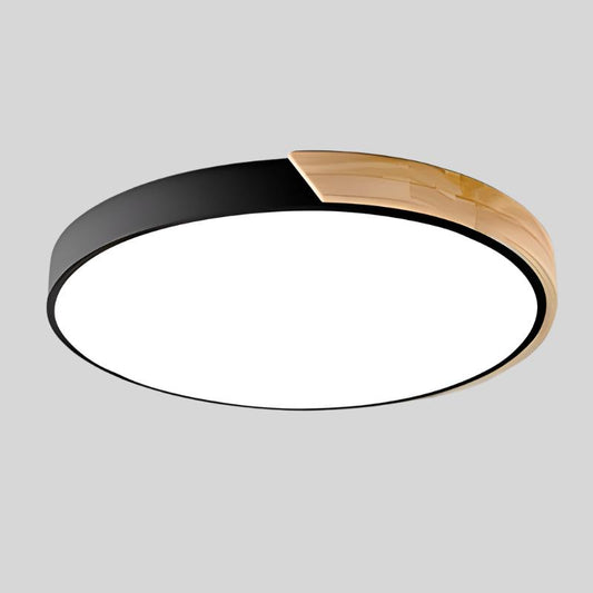 Moderne LED-Leuchte rund