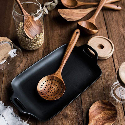 Küchenutensilien-Set aus Holz Handgemacht