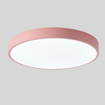 Moderne LED-Leuchte rund