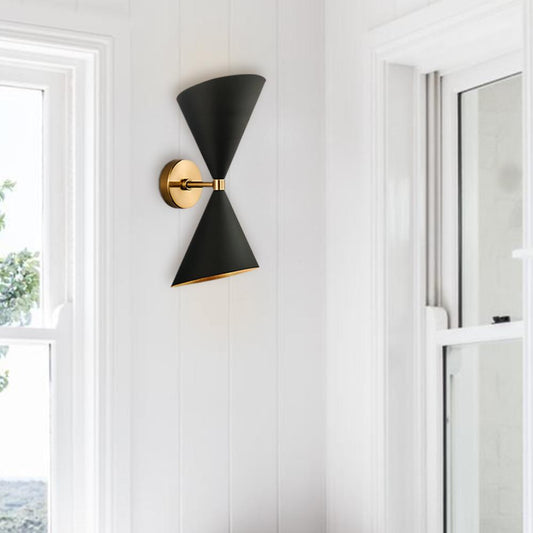 Stilvolle Stundenglas LED-Wandleuchte