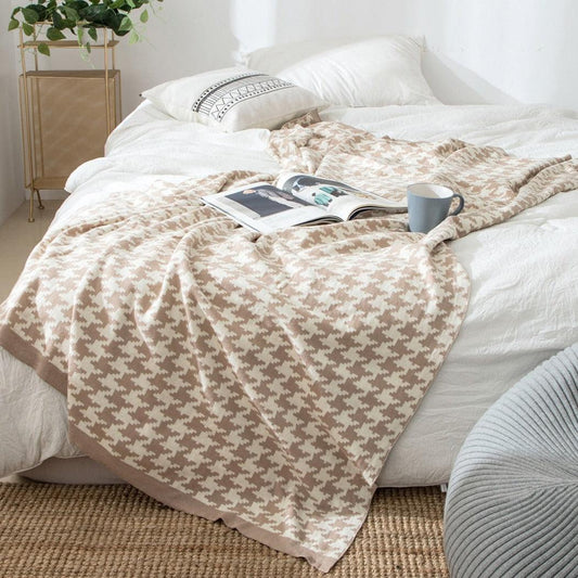 Kariertes Design Kuscheldecke