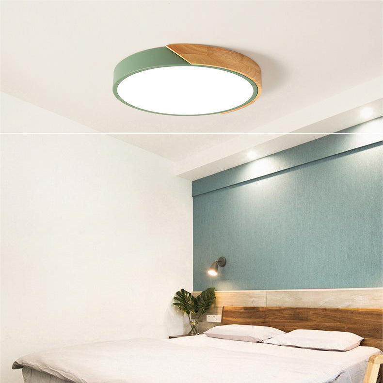 Moderne LED-Leuchte rund