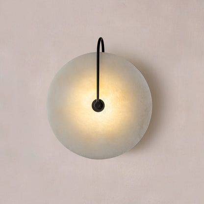 Wandleuchte mit LED & runder Abdeckung