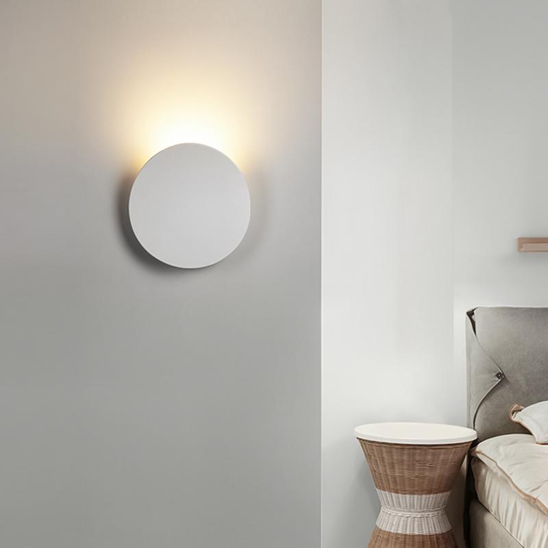Moderne Wandlampe LED rund