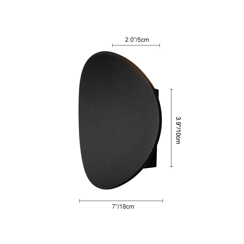 Moderne Wandlampe LED rund