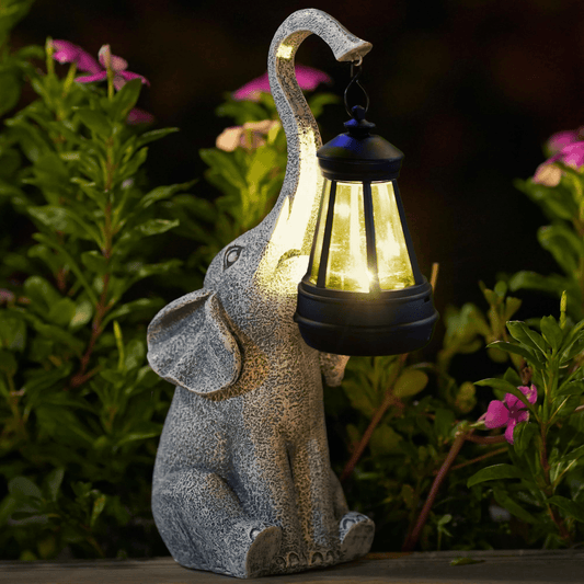 Solar Gartenleuchte Elefant